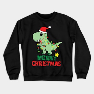 Dino Christmas Original Aesthetic Tribute 〶 Crewneck Sweatshirt